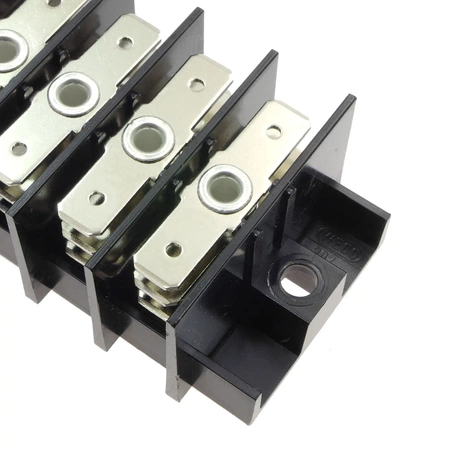 Listwa montażowa na konektory 6,3 x 0,8mm 52.886.033, 2 rzędy WECO