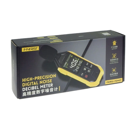 Miernik poziomu dźwięku, Decybelomierz 30-130dB, FNIRSI FDM-01