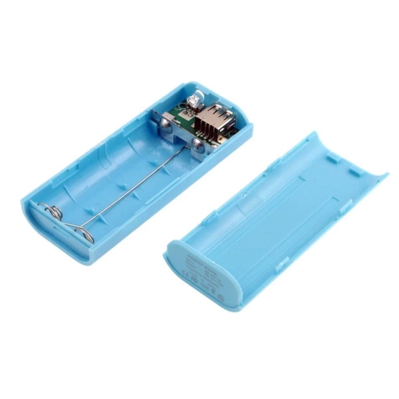 Obudowa powerbank na 2 akumulatory 18650 (USB 5V 1.5A) typ2