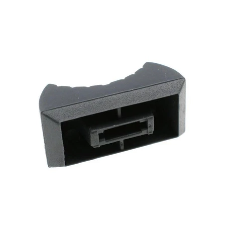 Gałka do potencjometru suwakowego - czarna 24x11x11mm na trzpień 8mm