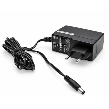 Zasilacz impulsowy wtyczkowy 12 V 2 A 24 W, wtyk DC 5,5/2,5 mm, plus na środku - MU24-S120200-C5