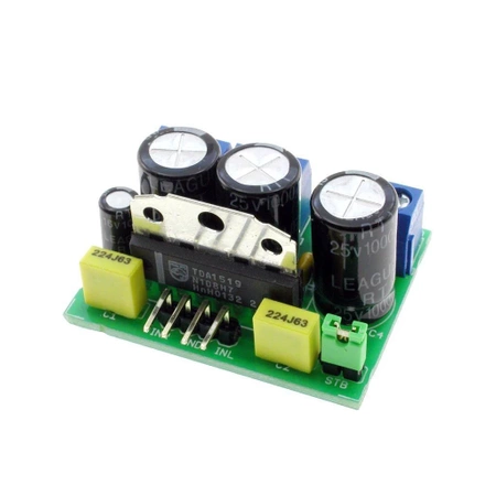 Miniaturowy wzmacniacz o mocy 2x6W - KIT AVT 1723