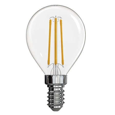 Żarówka LED E14 Filament Mini Globe 3.4W ciepła biel, EMOS ZF1220