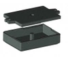 Obudowa uniwersalna Z23U, 84 × 59 × 23 mm, ABS, czarna, z uchem, Kradex