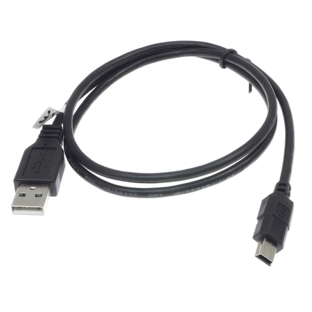 Kabel USB-A - mini USB, 0,8 m, Vitalco