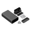 Obudowa OBD ZOBD SET, 47,9 × 80 × 23,5 mm, ABS, czarna, Kradex