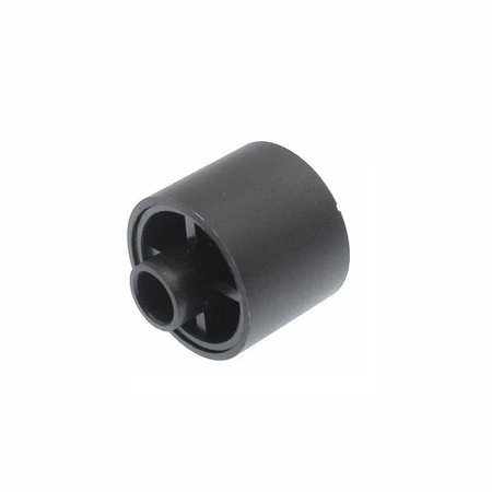 Gałka aluminiowa do potencjometru na oś 6mm - 20x16mm - czarna, biały wskaźnik