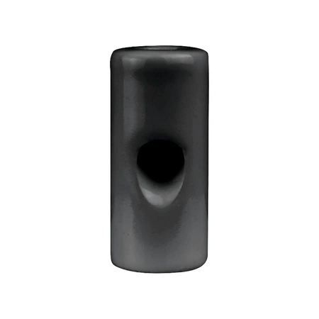 Uchwyt kabla ceramiczny 20x45mm, natynkowy czarny Ceramic Loft