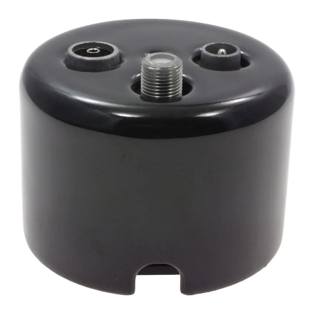 Natynkowe gniazdo TV/SAT ceramiczne czarne Ceramic Loft