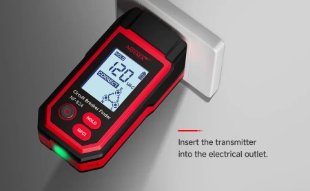 Lokalizator przewodów z testerem gniazd, Noyafa NF-824