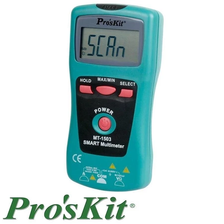 Miernik SMART 3999 [V, A, om, F, DutyC], Proskit MT1503