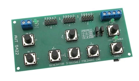 3-osiowy generator CNC - zlutowany KIT AVT 5422