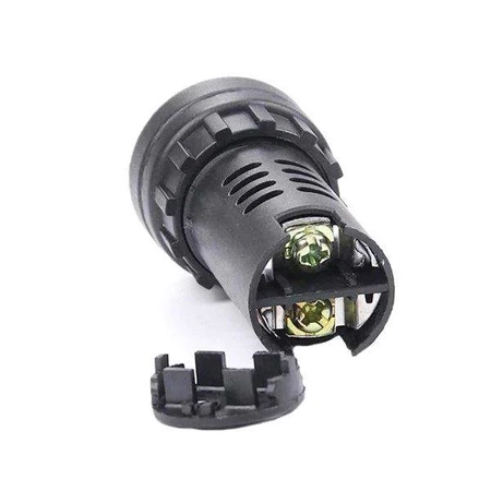 Kontrolka LED z buzerem czerwona - AD16-22SM - lampka sygnalizacyjna