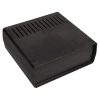 Obudowa uniwersalna Z1AW, 172 × 176 × 68 mm, PS, czarna, wentylowana, z panelami bocznymi, Kradex