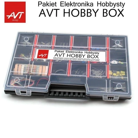 Zestaw elementów elektronicznych Elektronika Hobbysty AVT HOBBY BOX