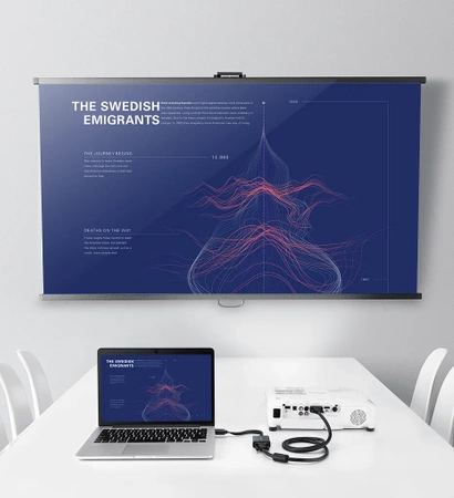 Adapter HDMI do VGA MM103, 16cm UGREEN