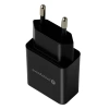 Ładowarka USB 2.4A, ładowarka sieciowa iQ Smart Charging, czarna, everActive SC200B