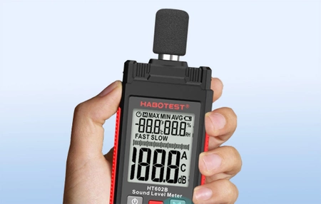 Miernik poziomu dźwięku, Decybelomierz 30-130dB Habotest HT602B
