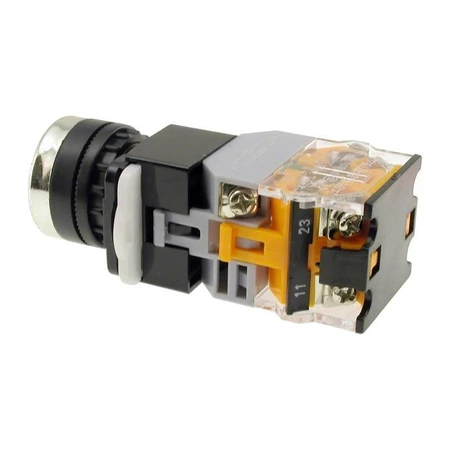 Przełącznik tablicowy LA38 monostabilny 22mm 10A 380V czerwony