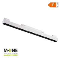 Reflektor szynowy magnetyczny liniowy 24W 1900lm 4000K biały M-LINE