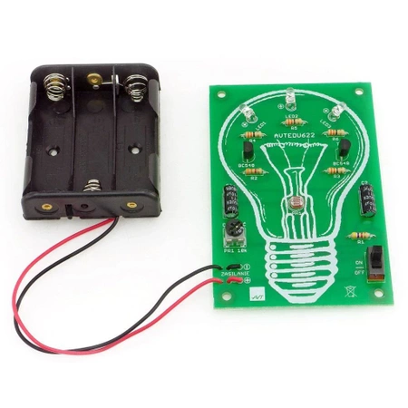Zmierzchowa lampka LED. Zestaw DIY do nauki lutowania AVT EDU622