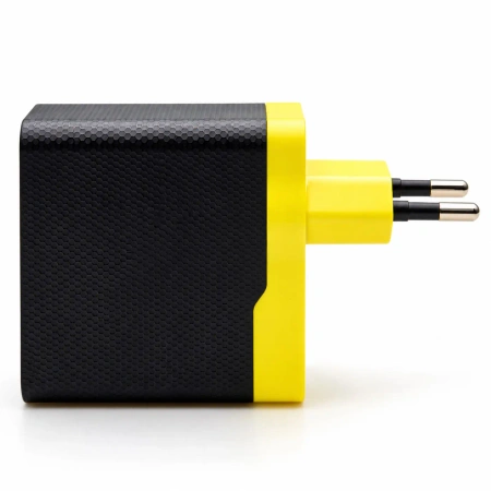 Ładowarka sieciowa GaN 65 W USB-C JH065 FNIRSI - Power Delivery, czarno-żółta