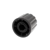 Gałka do potencjometru na oś 6mm - 19x17mm - czarna, biały wskaźnik
