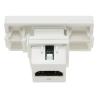 Gniazdo HDMI biały, moduł 1/2 do ramki Tawoia Glass