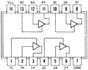 Układ scalony 74LS126 DIP14