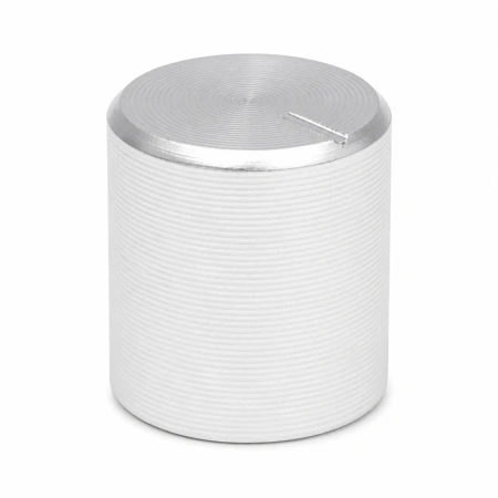 Gałka aluminiowa do potencjometru na oś 6mm - 10x11mm - srebrna - GSL10