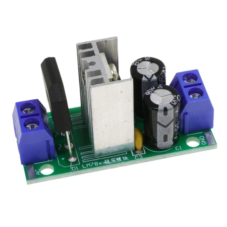 Moduł zasilacza stabilizowanego 5V 1.5A z AC: 5V - 16V / DC: 7V - 24V - LM7805
