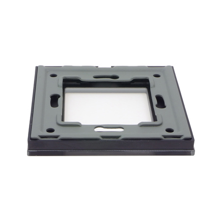 Ściemniacz dimmer 500W, 80W dla LED - szklana ramka - czarny - Tawoia Glass