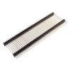 Listwa kołkowa goldpin 2x40 pin, raster 2,54 mm, prosta, wysokość 45 mm
