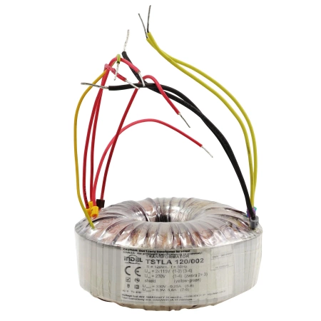Transformator toroidalny 120VA Indel TSTLA 120/002 115V/230V (330V, 6.3V) do wzmacniaczy lampowych 