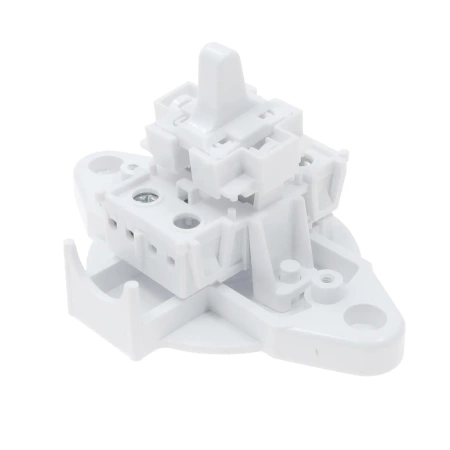 Włącznik światła pojedynczy, montaż natynkowy, kolor biały, seria Retro PRL