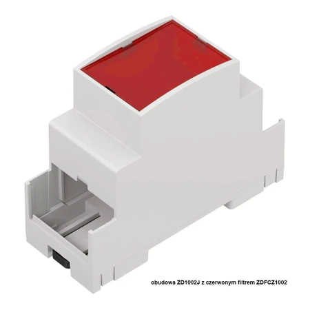Filtr do obudowy modułowej ZD1002 i Z106, czerwony