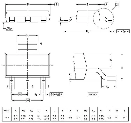 Triak Z0109MN, SOT23