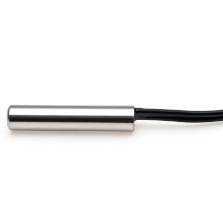 Czujnik temperatury NTC 10K B3950 1% wodoodporny, tuleja 25 × 5 mm, długość 3 m, wtyk JST XH 2-pin