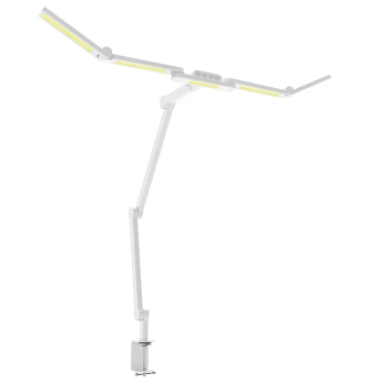 Lampa biurkowa LED - profesjonalna z regulacją barwy i jasności - liniowa 82cm - 4 ramiona - 1650lm - biała - FDDL18