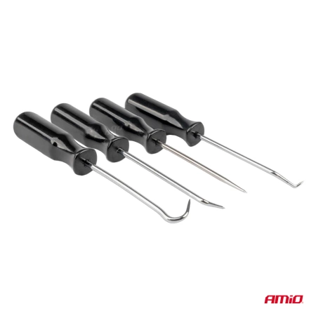 Zestaw precyzyjnych haczyków 4 sztuki, AMIO-04281
