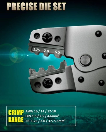 Zaciskarka konektorów nieizolowanych 1.5-6mm2, Proskit CP-751B