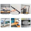 Lampa biurkowa LED - profesjonalna z regulacją barwy i jasności - liniowa 95cm - 2 ramiona - 1550lm - czarna - FDDL04