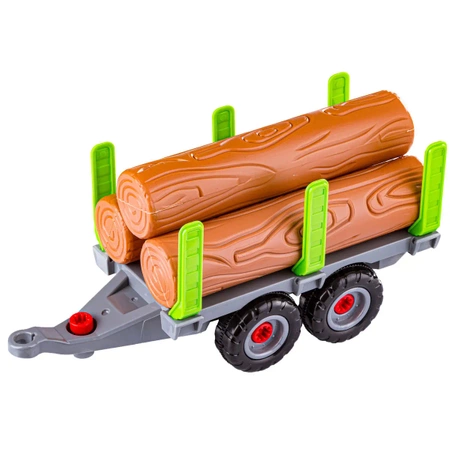 Klocki konstrukcyjne: TRAKTOR Z NACZEPĄ, 52 elementy