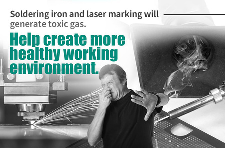 Pochłaniacz dymu, oparów lutowniczych 90L/min Proskit SS-596F