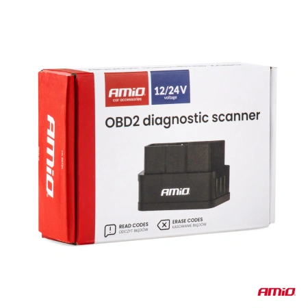 Skaner Diagnostyczny OBD2 BT PIC25K80, AMIO-04731