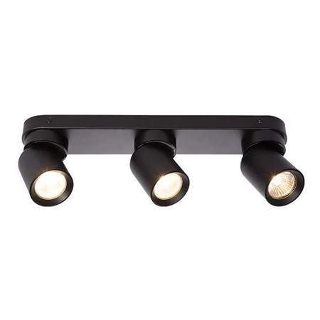 Kinkiet GU10 LED Timo ruchomy x3 czarny listwa 39cm