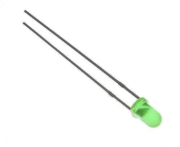 Dioda LED f3 zielona