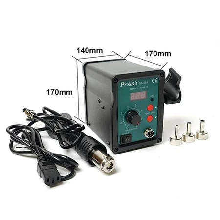 Stacja lutownicza hotair 700W 120L/min, Proskit SS-969B
