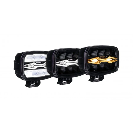 Reflektor drogowy LED X-SPIDER NINJA L3443 12/24V 80W IP69K – światło drogowe, pozycyjne i ostrzegawcze