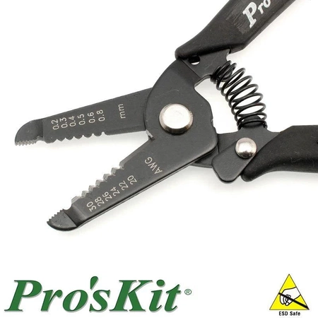 Ściągacz izolacji precyzyjny ESD, AWG 30-20, 156mm, 1PK-3001E Proskit